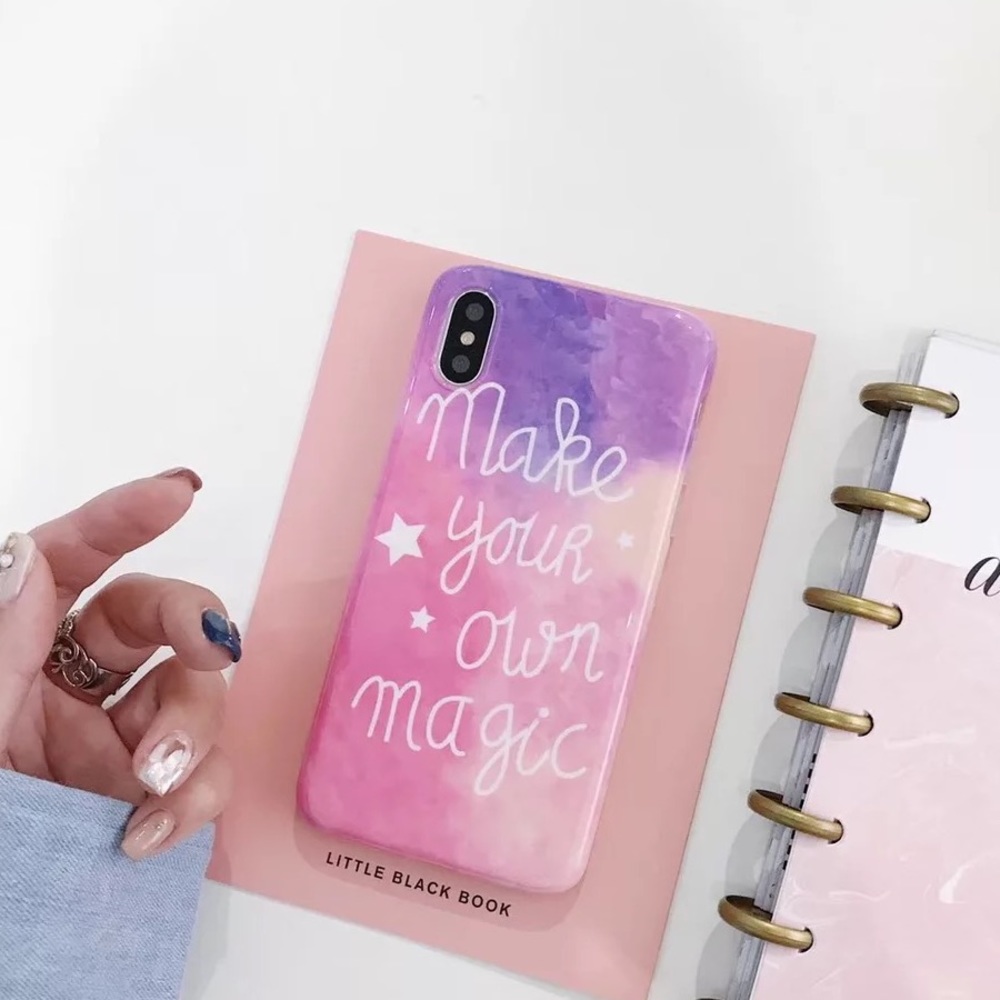 iPhone XS/7/8/+❤️️Make your own magic phone case